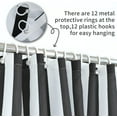 thumbnail image 5 of Black and White Shower Curtain Modern Striped Shower Curtains for Bathroom Minimalist Rustic Farmhouse Waterproof Fabric Bathroom Shower Curtain 72x72 Inches, 5 of 6