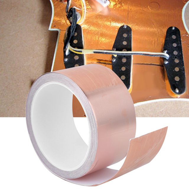 Accessoires de Guitare, Fonction d'Interférence Électrique Facile à Conformer et Réduisant les Interférences Électriques de Ruban de Cuivre de Protection EMI, pour Circuits de Papier de Protection EMI