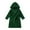 Green, variant on QUOTAY Kids Robe for Children Long Sleeve Hooded Beach Bath Towel Soft Cloak Bathrobe Coat Green,2-3 Years