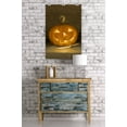thumbnail image 2 of Jack-O-Lantern, Halloween Oil Painting (24x36 Giclee Gallery Art Print, Vivid Textured Wall Decor), 2 of 3