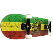 Krown Skateboard Pro Trinity Rasta Complete