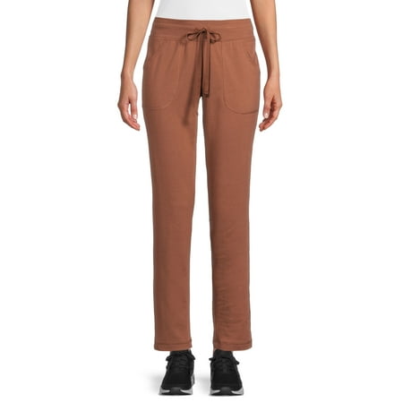 Athletic Works Women's Athleisure Core Knit Pants Available in Regular and Petite