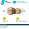 thumbnail image 3 of Acoplamiento de transición SharkBite 1/2 CTS x 1/2, conector de PVC, 3 of 5