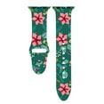 thumbnail image 2 of Green Floral Printed Silicone Band for Apple Watch, 2 of 3