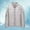 Silver, variant on Women's Quilted Down Jacket Trendy Long Lightweight Padded Coats Cute Warm Outerwear Fall Winter Fashion Clothes Zip-Up Stand-Collar Winter Coat Blackish Green M