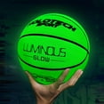 thumbnail image 5 of Basketball Glow in The Dark, Cool Glowing Indoor Outdoor Luminous Leather Basketball Size 5, 6, 7 for Men Women Boys Girls(with Pump), 5 of 7