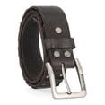 thumbnail image 2 of Harley-Davidson Men's Ribbed & Studded Detail Genuine Leather Belt - Black (38), Harley Davidson, 2 of 3