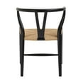 thumbnail image 2 of Plata Decor Woodcord Black Dining Chair SET OF 2, 2 of 4