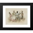 thumbnail image 2 of Alexander Ver Huell 18x14 Black Modern Framed Museum Art Print Titled - Four Figures that Release a Toast at a Table (C. 1854 - C. 1887), 2 of 5