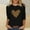 Black, variant on Leopard Print Valentines Day Tshirt Women Cute Cheetah Heart Graphic Tees Valentines Casual Loose 3/4 Sleeve Tops