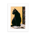 thumbnail image 1 of Animal Cool Black Cat Photograph Desktop Photo Frame Picture Display Decoration Art Painting, 1 of 3