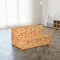 thumbnail image 4 of Paisley Foldable Mattress, Buta Folk Motifs Floral, 74.8" x 39.4", Peach Burnt Sienna, by Ambesonne, 4 of 6