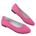 thumbnail image 2 of AUDeals Women's Block Heel Pumps, Pointed Toe Dress Shoes with Portable Comfort for Office, Party and Daily Wear (Hot Pink, 7.5), 2 of 9