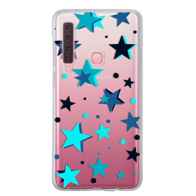 Funda para Galaxy A9 2018 InstaCase Protector Antigolpes Estrellas Azules