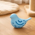 thumbnail image 3 of Silicone Bird Cat Food Leaking Toy, Interactive Treat Dispensing Puzzle for Cats, Stress Relief Teaser, Slow Feeder Chew Toy for Indoor Pets, Green, 3 of 6