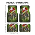 thumbnail image 2 of Ghostbusters Car Floor Mats 4-Piece Full Set Front Rear Auto Foot Mats Carpets Car Foot Pad Interior Accessories Decor, 2 of 6