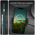 thumbnail image 6 of DOMAVER iPhone 15 Plus Case / iPhone 14 Plus Case 6.7 Inch with MagSafe, Slim Matte Protective Cover - Shockproof Translucent Dark Green Phone Case, 6 of 8