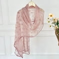thumbnail image 5 of Soft Mist Long Scarf 4D Bow Textured Neck Wrap & Shawl Fashion Accessory, 5 of 6