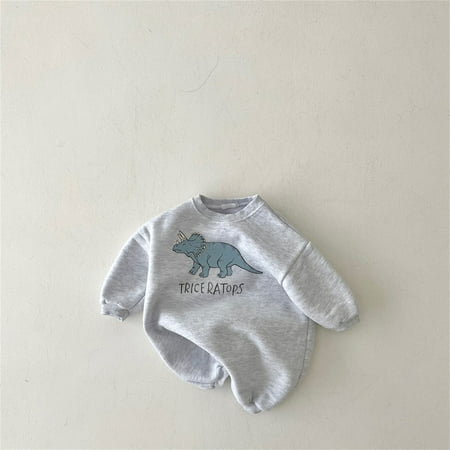 

NIUREDLTD Baby Clothing Girls Boys Clothes Dinosaur Fall Print Long Sleeve Baby Clothes Romper Clothes
