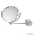 thumbnail image 3 of 8 Inch Wall Mounted Make-Up Mirror with Twisted Accents - Polished Chrome / 3X, 3 of 5