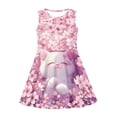 thumbnail image 3 of Yuyamidu Cute Cat Tank Dress Cherry Blossom Girls Sleeveless Dress Size 9-10T Skin Friendly Knee Length Flared Beach Sundress Pink Party Dresses for Kids Girls, 3 of 6