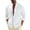 White, variant on Guluxicc Linen Shirts for Men Knot Button Long Sleeve Beach Shirts Summer Vacation Outfit
