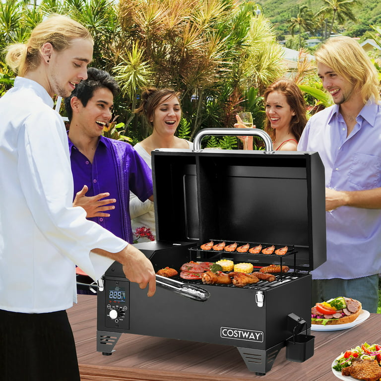Costway Outdoor BBQ Grill Charcoal Barbecue Pit Patio Backyard