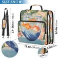 thumbnail image 2 of FORMRS Zipper Binder with Shoulder Strap 2-inch Ring 500 Sheet Capacity File Bag, Blue Goldfish Bowl, 2 of 5