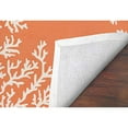 thumbnail image 4 of Trans-Ocean Import CAPR8162017 Capri 1620-17 Hand Tufted Coral Boder Oriental Rug, Orange - 24 in. x 8 ft., 4 of 6