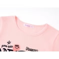 thumbnail image 2 of Serdomi Girls Short Sleeve T-shirt Summer Tops for Kids Trendy Pink Graffiti Crewneck Tee Graphic Outfits Size 7/8, 2 of 7