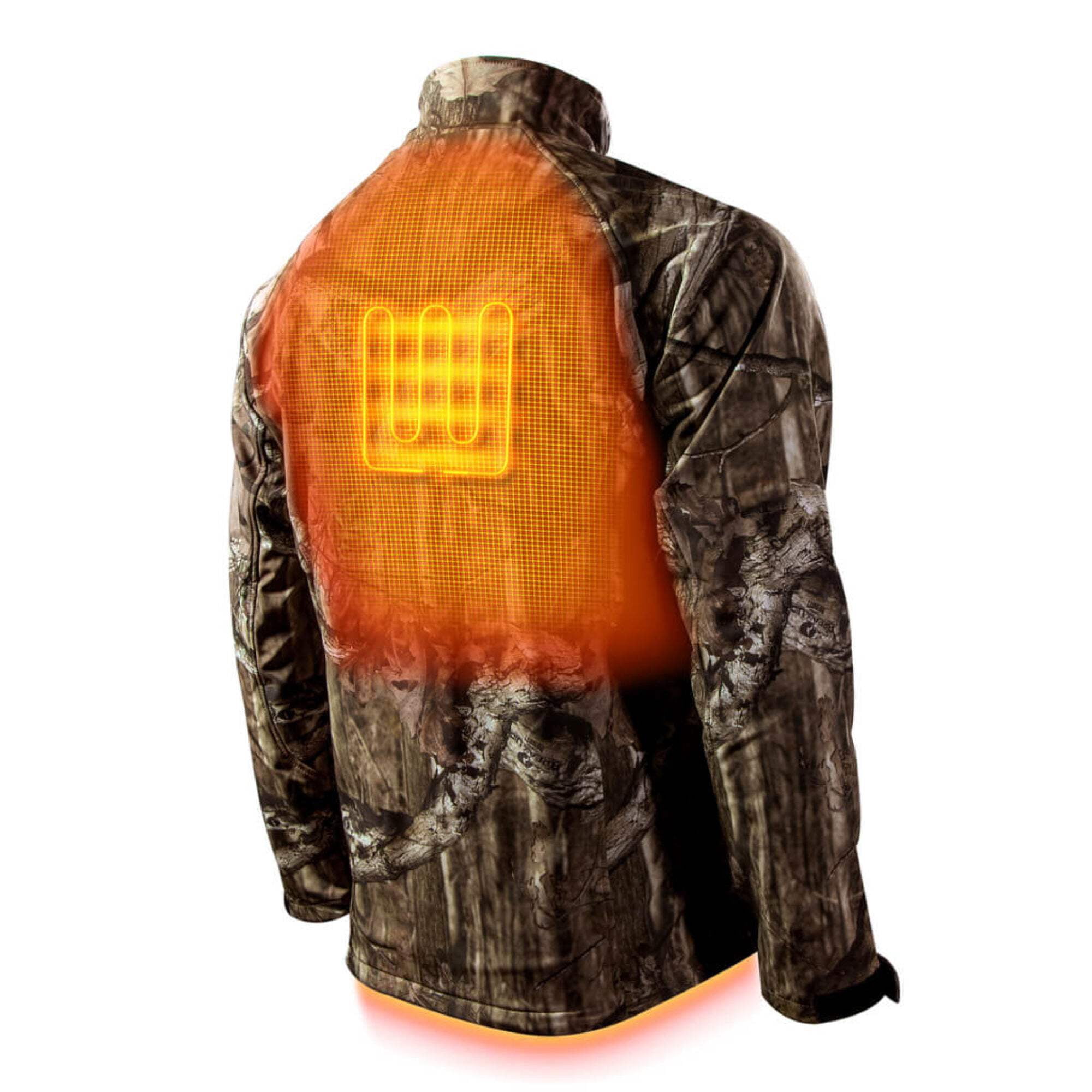 Sahara Men's Heated Hunting Jacket - Mossy Oak Camo by Gobi Heat