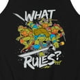 thumbnail image 3 of Teenage Mutant Ninja Turtles - What Rules - Men's Jersey Tank Top, 3 of 5