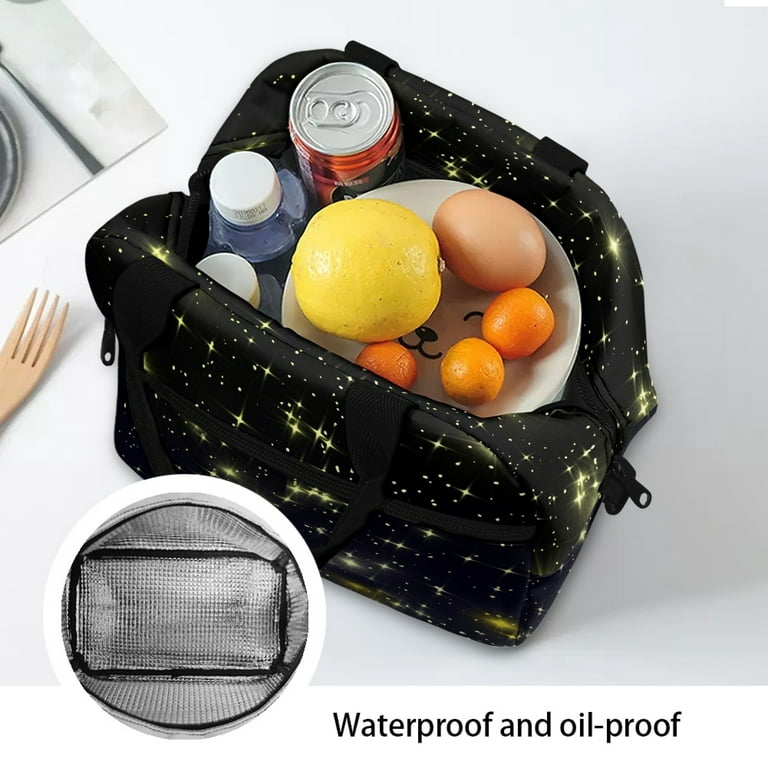 Bivenant Store Bling Bling Lunch Bag for Women, Men, Floral Leakproof  Thermal Reusable Lunch Box for Adult & Kids, Lunch Cooler Tote with  Shoulder Strap for Office Work 