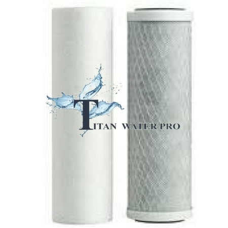 Water Filter 2 PC Set Sediment/Carbon Filter - Under Sink-CounterTop-RO Filters