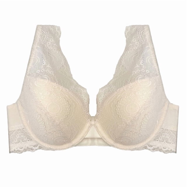 Brasier Ilusión para Dama, con Delicado Encaje Beige Talla 36B