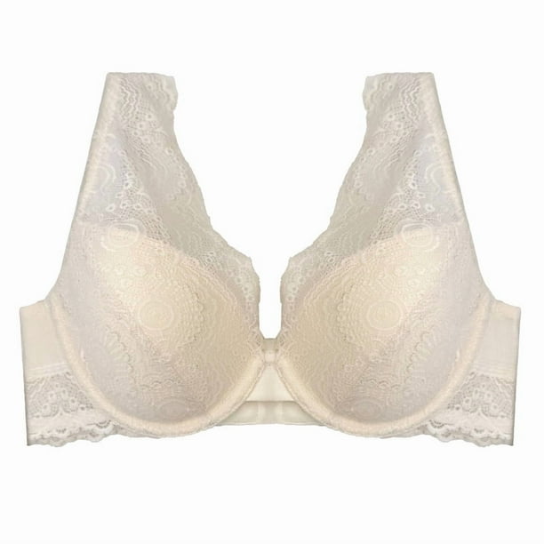 Brasier Ilusión para Dama, con Delicado Encaje Beige Talla 34B