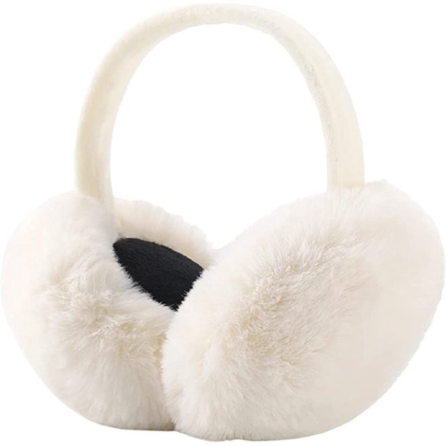LinYooLi Cache-Oreilles Chauds en Fourrure pour Femmes Filles, Cache-Oreilles en Fausse Fourrure pour Usage Extérieur