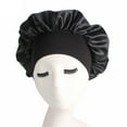thumbnail image 1 of Tignapoo Ladies' Sleep Cap with Wide Elastic Band for Comfort – High Stretch Hair Protection Hat for Chemotherapy & Overnight Treatments (Color Options: Various), 1 of 5