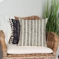 thumbnail image 3 of Blue Mudcloth Throw Pillow Covers 18x18 Inch Set of 2 Indigo Modern Boho Herringbone Chevron Outdoor Decorations Decorative Throw Pillows Cases Cushion Covers for Home Room Couch Decor, 3 of 6