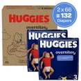 thumbnail image 4 of Huggies Overnites Nighttime Diapers, Size 3 (16-28 lbs), 132 Count (Select for More), 4 of 16