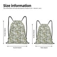 thumbnail image 4 of Drawstring Backpack - Paisley Pattern No.90109 Splash Proof Small Drawstring Gym Bag for Women Men, Cinch Sports String Bag Backpack for Travel Swimming Beach, 4 of 8