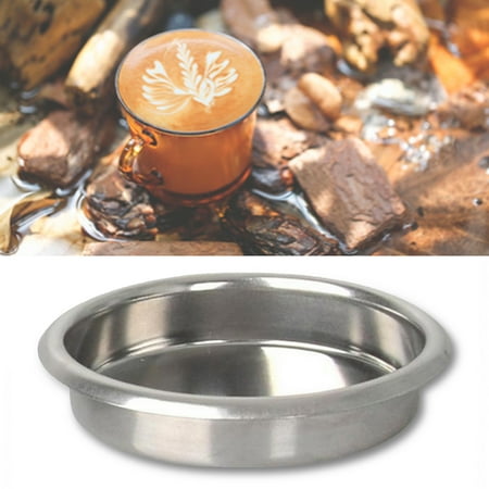 

HeYii 51MM Blind Filter Basket Convenient Easy to Use Stainless Steel Heat-resistant Mini Blind Portafilter Tool for Delongh EC680/EC685