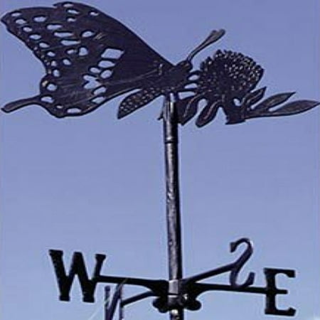 Whitehall Butterfly Garden Weathervane (Black)