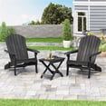 thumbnail image 2 of Gwendolyn Outdoor 2 Seater Acacia Wood Chat Set, Dark Gray, 2 of 2