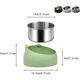 thumbnail image 2 of Stainless Steel Cat Bowl - Cat Water Bowl - Multi-Functional Cat Food and Water Bowl - White, 200ML, 2 of 5