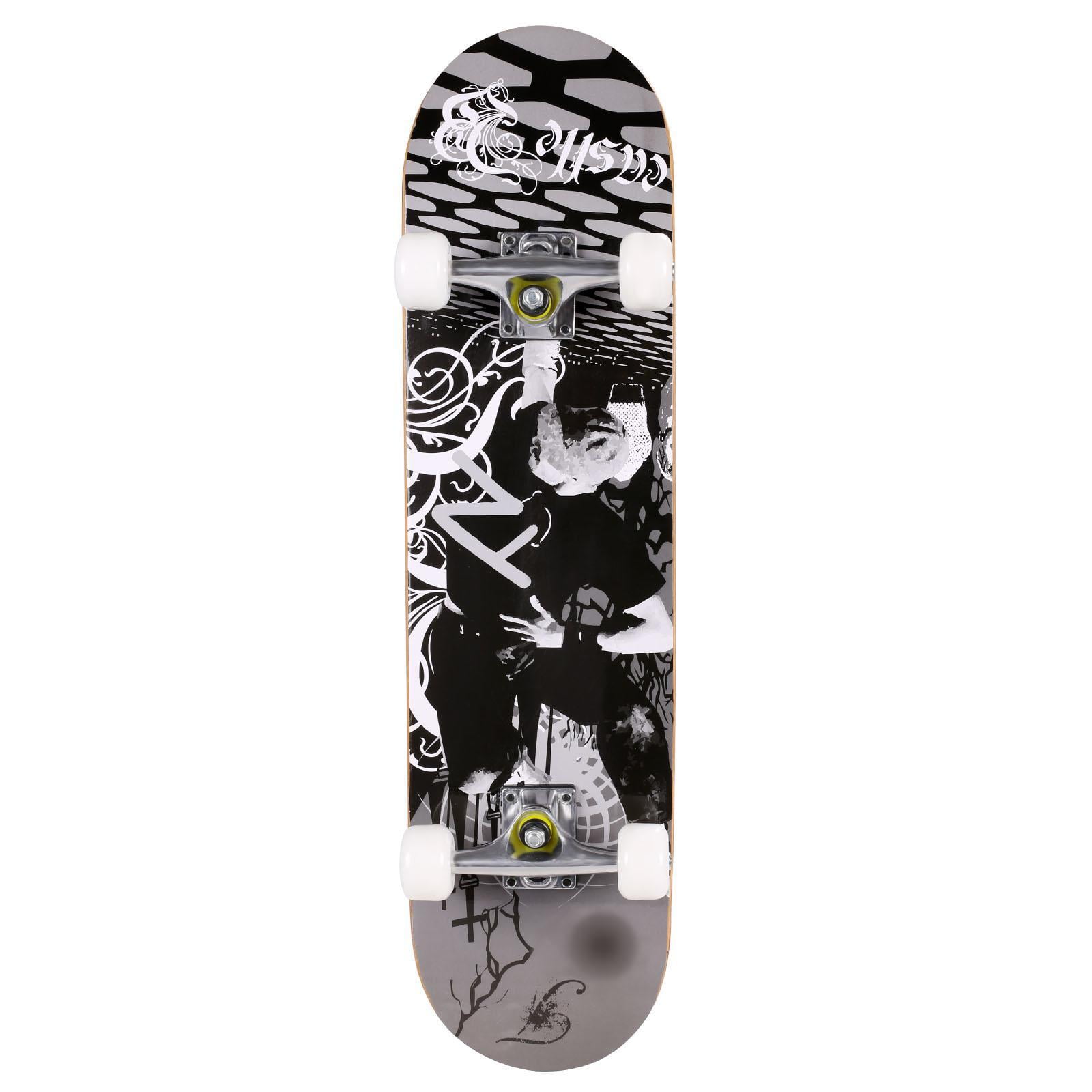 Details about   Pro Skateboard Complete 4 Wheels 31x8 In 7 Layer Maple Children Adults Love Gift 