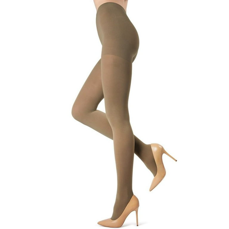 Top Design Footless Pantyhose - Footless Tights (3 Denier), Nude, One Size