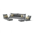 thumbnail image 7 of RST Brands Kooper Wood & Fabric 76 inch Outdoor Sofa - Charcoal Gray, 7 of 7