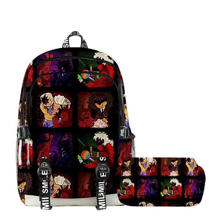 3D Game Roblox Forsaken Gubby Set Backpack Double Pencil Case Two