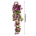 thumbnail image 2 of Artificial Rose 33.46 Inch Artificial Hanging Flowers, Fake Flower Hanging Plants for Home Room Garden Wedding Indoor Outdoor Decoration, 2 of 9